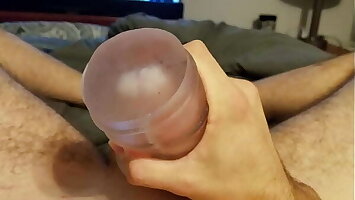 College twink using fleshlight homemade first time