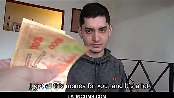LatinCums.com - Teen Latin Boy Paid Cash By Grounds For Fucking POV - Conera, Ramiro